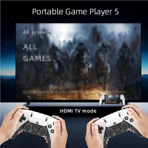 新しい7インチデュアルジョイスティックレトロハンドヘルドゲームコンソールオープンソースシステム30 + エミュレータRGBライトTVアウト & 2プレーヤーサポート - Product Image 4