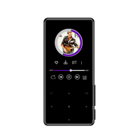 HBNKH H-R710 Reproductor MP3/MP4 de 5.0 con Lector de Libros Electrónicos, Pantalla de 2.4 Pulgadas, Memoria de hasta 32 GB, Batería de 600 mAh, Mini Radio Portátil