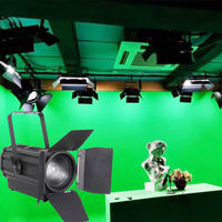 200W LED haute CRI COB lampe perles Zoom automatique bicolore Spot Led Fresnel lumière pour station de télévision utilisation de Surface produit lumières de scène
