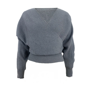2025 maglione di lana Casual con spalle scoperte alla moda <span class=keywords><strong>maglieria</strong></span> personalizzata da donna - Product Image 6
