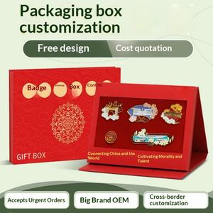 Caja de Regalo Personalizada para Insignias con Diseño de Logotipo Gratuito y Opciones de Color Personalizadas para Medallas Conmemorativas y Empaque de Joyería - Wenzhou Zhejiang - Product Image 1