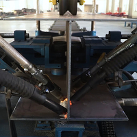 Machine de soudage et de débosselage professionnel, faisceau en T, ligne de Production d'acier