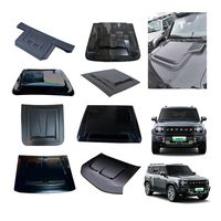 Capots de moteur avant noirs en ABS OEM, kits de carrosserie 4x4 tout-terrain, usine OEM pour Chery Jetour T2