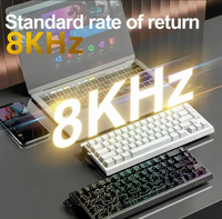 Teclado Mecánico Magnético X68HE con Cable para Juegos, RGB, Precisión de 0.01mm, Escaneo de 128K, Teclado para Deportes Electrónicos PS-3
