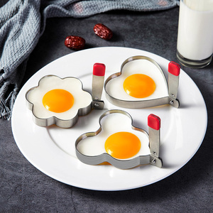 CX0311 Aksesori dapur baja tahan karat, cetakan telur dan cetakan panekuk untuk memasak rumah cincin telur dan pembentuk alat masak telur - Product Image 6