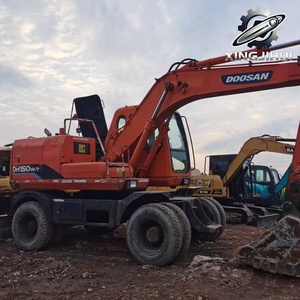 Doosan DH150W-7 15Ton Used Excavator Original Japan Brand middle <b>small</b> Wheel excavator From Japan Second-Hand Yanmar Engine - Product Image 2