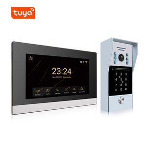 <span class=keywords><strong>Videoportero</strong></span> <span class=keywords><strong>IP</strong></span> Tuya de 2 hilos con intercomunicador, 2 cerraduras, pantalla IPS, contraseña, código PIN, tarjeta RFID, teclado de control de acceso - Product Image 6