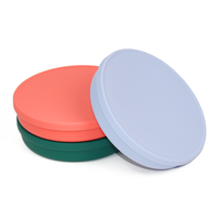 Assiette en silicone pour bébé et enfant en bas âge, alimentation anti-déversement, assiette sans Bpa, assiette en silicone avec couvercle