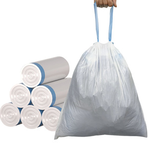 HDPE vuông dưới dây rút túi rác với nhiệt con dấu an toàn đóng cửa thuận tiện Thiết kế vệ sinh - Product Image 6