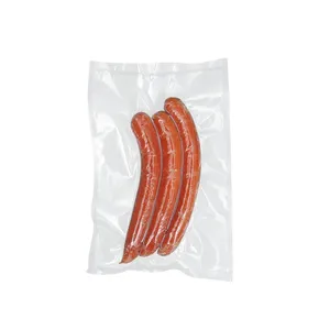 3 Side Sealed Food Vacuüm Pack Transparant Plastic Zakken Vacuüm Verpakking Zakken Voor Bevroren Voedsel