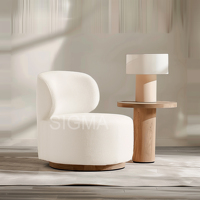 Mobilier de chambre à coucher design moderne et luxueux de haute qualité Lit Sigma à panneau étendu en bois massif