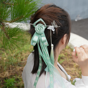 Nine-Colored Ribbon Spring Mint Floral Satin Ribbons 8K401 Digital Printed Diy Decorations - Product Image 4