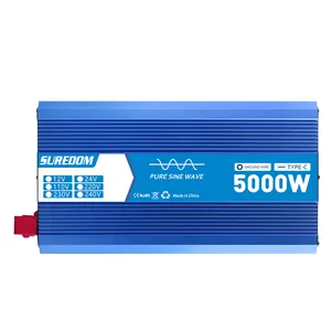 Biến Tần Năng Lượng Mặt Trời 240 W Một Đầu Ra DC Sang AC 12V 5000 V Biến Tần Sóng Sin Tinh Khiết Biến Tần Nguồn