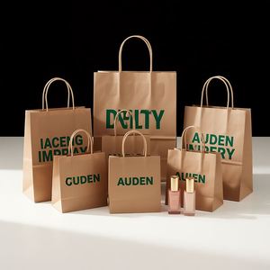 Bolsas de Papel Personalizadas al por Mayor para mi Negocio, Bolsas de Papel para Compras con Logotipo Impreso, Bolsas de Regalo Resistentes para Minoristas - Product Image 6