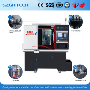 L'ingénieur <span class=keywords><strong>Dacy</strong></span> recommande la machine à tour CNC à 3 axes économique SZGH-36Y 600 mm Tour horizontal à banc incliné - Product Image 2