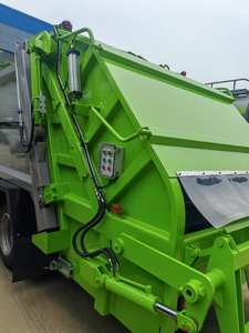 Dongfeng รถบรรทุกขยะอัด4*2ความจุ10ลูกบาศก์เมตรและฝาปิดสนิทที่ด้านหลังสำหรับเปิด - Product Image 3