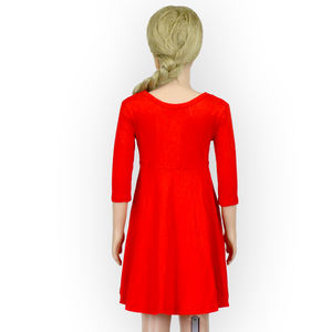 Vestido de Fiesta para Niña, Personalizado con Impresión Digital, Mangas Largas, Hasta la Rodilla, Falda Tutú para Niña - Product Image 6