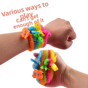 Jouets sensoriels anti-stress et anti-anxiété pour enfants et adultes, jouets extensibles colorés pour l'autisme, jouets à ficelle extensible - Product Image 4