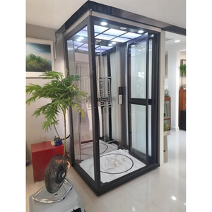 <span class=keywords><strong>Mini</strong></span> <span class=keywords><strong>Ascensor</strong></span> Residencial Interior para 2 Personas, <span class=keywords><strong>Ascensor</strong></span> Pequeño de Vidrio, Elevador Doméstico Personal de 3 Pisos para Casa - Product Image 1