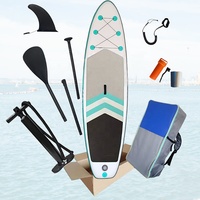 BSCI / EN Vente en Gros Planche de Paddle Gonflable Sup Économique à Dessus Souple pour Équipement de Loisirs Nautiques