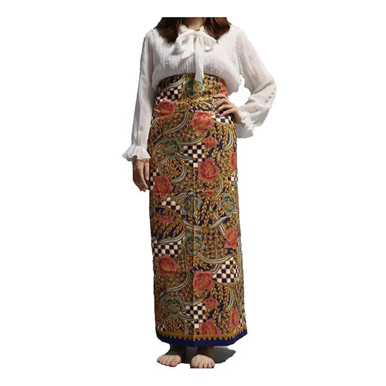Factory direct supply Malaysia Myanmar Thai folk costume printing longi batik apron tube skirt sarong