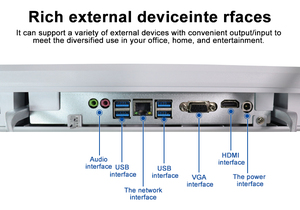 Ordinateur de bureau Core I3 I5 I7 Tout-en-un 19/21,5/24/27 pouces Tout-en-un - Product Image 4