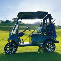 Voiture de golf électrique HDK avec batterie au lithium, chariot de golf électrique 48V, camion de livraison électrique, moteur AC 6,3 kW, voiturette de golf électrique