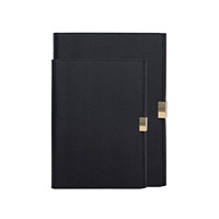 Carnets en cuir vegan A5, classeur personnalisé, agenda personnalisé avec emplacements pour cartes