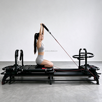 Machine de Pilates Reformer en aluminium, équipement d'exercice commercial pour studios de Pilates, pour marques de Pilates, OEM ODM