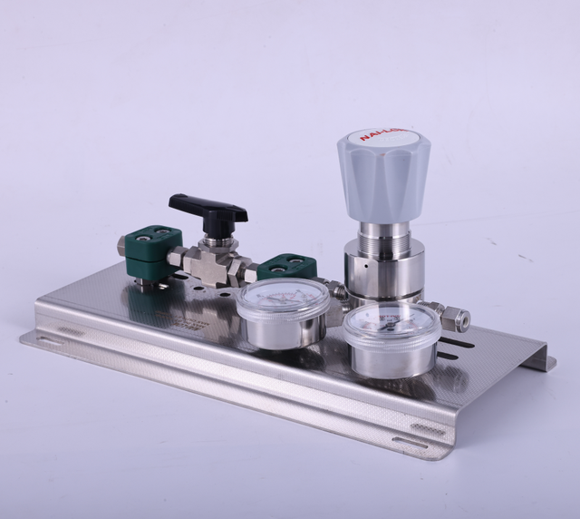 NAI LOK High Purity Nitrogen Gas SS316 Stainless Steel 250bar Gas Cylinder Single Pressure Regulator