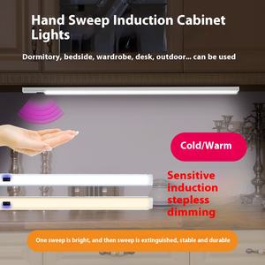 Tira de Luz LED Recargable por USB de 5V con Sensor de Movimiento para Gabinete, Diseño Moderno, Perfil de Aluminio, Impermeable, Regulable - Product Image 3