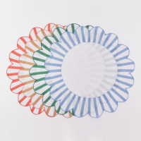 Nouveauté 2026 : Sets de table en polyester imprimé motif floral pour restaurant