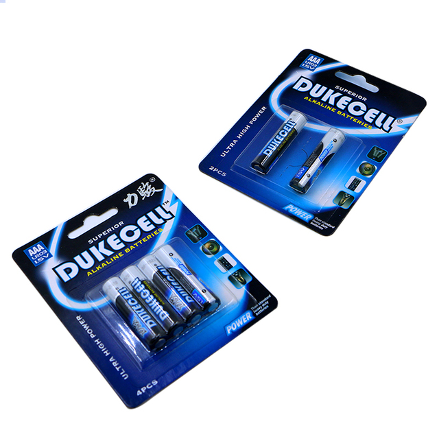 DUKECELL Ir03 Battery Alkaline Primary Batteries 1.5V Pile Baterias Aaa Battery for Flashlight