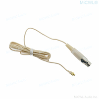 Câble détachable pliable casque HeadMic Microphone Mini XLR 3Pin TA3F pour émetteur sans fil BeltPack pliant MiCWL S520