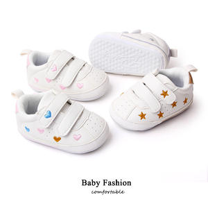 Zapatos planos de cuero Baby Love <span class=keywords><strong>Star</strong></span> suela de goma antideslizante 0-1 año zapatos para caminar para niños pequeños - Product Image 2