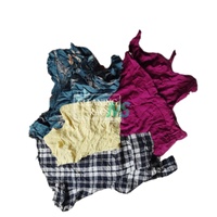 5 kg 10Kg 20kg 25 kg vêtements récupérés essuyage tricot 100% chiffons de coton chiffons de nettoyage industriel tricot récupéré 25 kg