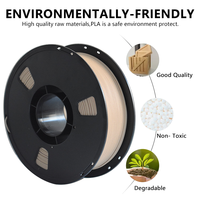Filament PLA bois Sunsi3D 1,75 mm 1 kg avec 15 % de poudre de bois certifié CE ROHS Température d'impression 180-210 °C