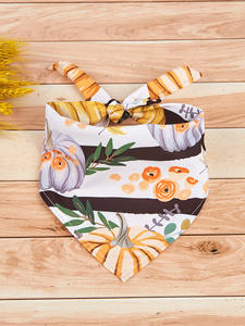 Nueva moda sarga Acción de Gracias triángulo bufanda mascota perro poliéster babero - Product Image 6