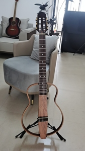 <span class=keywords><strong>Guitarra</strong></span> Clásica Eléctrica Silenciosa con Abeto, Palosanto y Caoba en el Fondo/Laterales para Música <span class=keywords><strong>SG</strong></span>-39 - Product Image 6