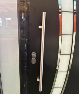 Porte d'Ingresso Personalizzate <span class=keywords><strong>in</strong></span> Metallo, Acciaio Inox e <span class=keywords><strong>Alluminio</strong></span> per Ville e Case, Porte Pivotanti Certificate Antiuragano - Product Image 6