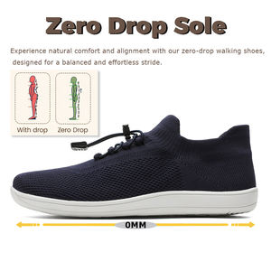 Zapatillas Unisex 2026 <span class=keywords><strong>de</strong></span> Punta Ancha Cómodas y Transpirables <span class=keywords><strong>de</strong></span> Malla para Hombre, Estilo Slip-On, con Suela Plana y Sensación Zero Drop - Product Image 3
