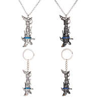 Porte-clés Loli Jinx Lance-roquettes en alliage de zinc, design anime, léger, bouche de requin, vente directe usine, idéal pour le cosplay - Nouveauté très prisée