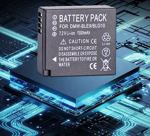Batterie pour appareil photo DMW-BLG10 batterie DMW-BLE9 pour DMC-TZ80 Pana-sonic TZ90 <span class=keywords><strong>TZ100</strong></span> LX100 GF3 GF6 GX7 7.2V 1300mAh - Product Image 5