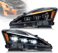 VLAND Nouveau style de phare avant LED séquentiel 2006-2012 pour Lexus IS250 IS350 ISF IS300