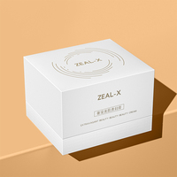 Boîtes d'emballage en papier de carton personnalisées pour pommade au beurre corporel crème pour le visage et le corps pot cosmétique éponge doublure stratification mate
