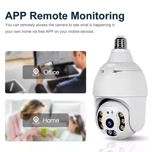 <span class=keywords><strong>Camera</strong></span> an ninh trong nhà Dome <span class=keywords><strong>Camera</strong></span> 1080P WIFI Mạng Máy ảnh ống kính duy nhất phát hiện chuyển động hình dạng bóng đèn - Product Image 3