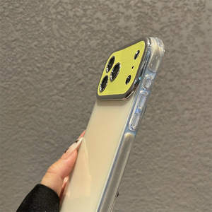 Funda Protectora para Teléfono <span class=keywords><strong>de</strong></span> PC y TPU, Delgada, Resistente, con Ventana Grande para la Cámara, con Acabado Láser Brillante y Colorido, para <span class=keywords><strong>iPhone</strong></span> 17, 16, 15 Pro, 17 Pro Max - Product Image 3