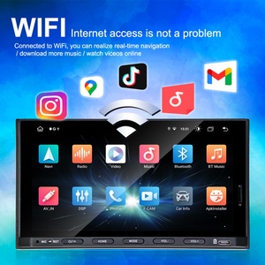 For 6.75 Inch Touch Screen Android T100 Navihua Car Stereo DVD Radio Multimedia Player GPS Navigation Universal <b>Auto</b> Radio - Product Image 4