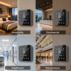<span class=keywords><strong>Thermostat</strong></span> de ligne de tension pour ventilo-convecteur Tuya WiFi 3 vitesses pour usage résidentiel avec fonction vocale <span class=keywords><strong>Alexa</strong></span>, Google Home - Product Image 5