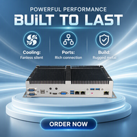 Kualitas Bagus Laris Manis I7-6500U 2.5GHz Prosesor Dual-core PC Panel Tanpa Kipas Komputer Industri Tertanam Stok Tersedia